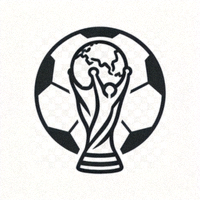 2026年国际足联世界杯官方标志 - 大力神杯与足球元素结合的设计