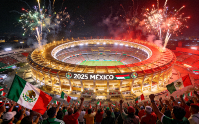 2026年世界杯墨西哥阿兹特克体育场历史性外观 - 标志性环形结构与热烈氛围